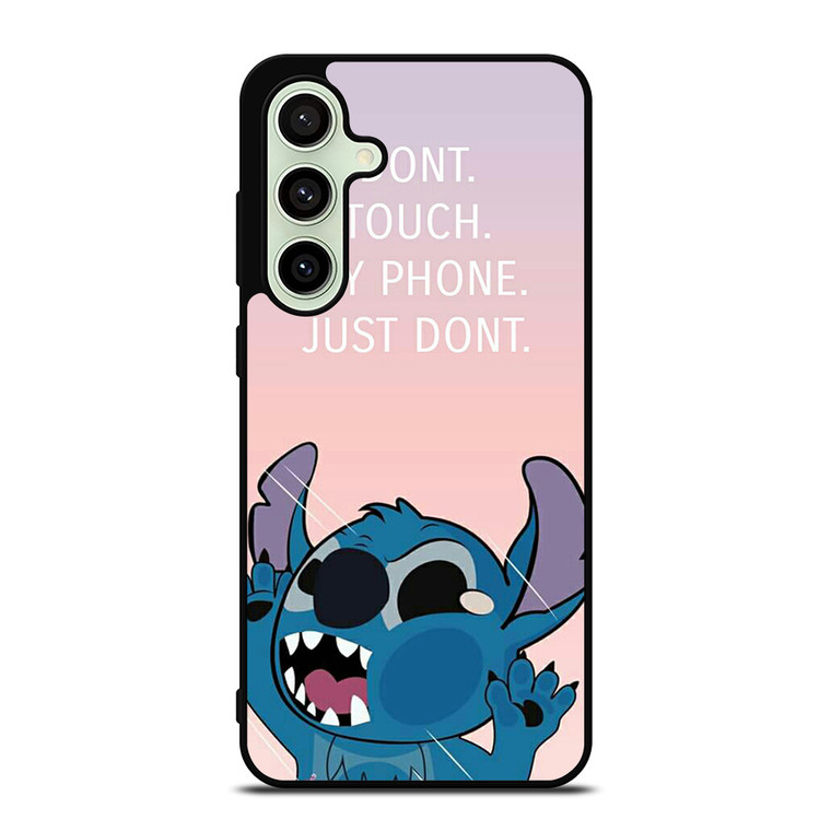 DISNEY STITCH DONT TOUCH MY PHONE  Samsung Galaxy S24 FE Case Cover