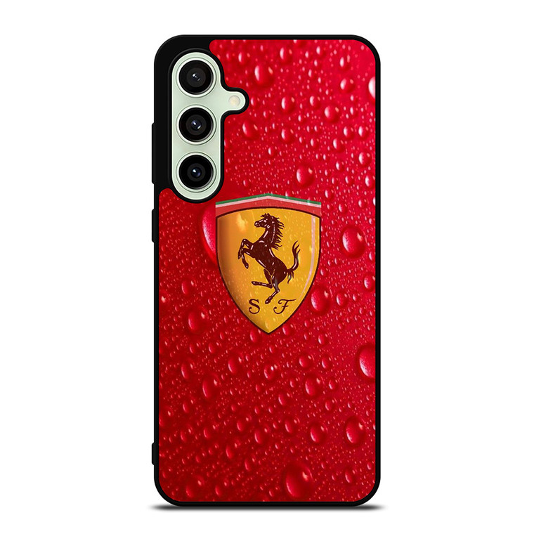 FERRARI DROP WATER RED Samsung Galaxy S24 FE Case Cover