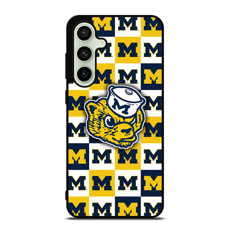 FOOTBALL MASCOT MICHIGAN WOLVERINES Samsung Galaxy S24 FE Case Cover
