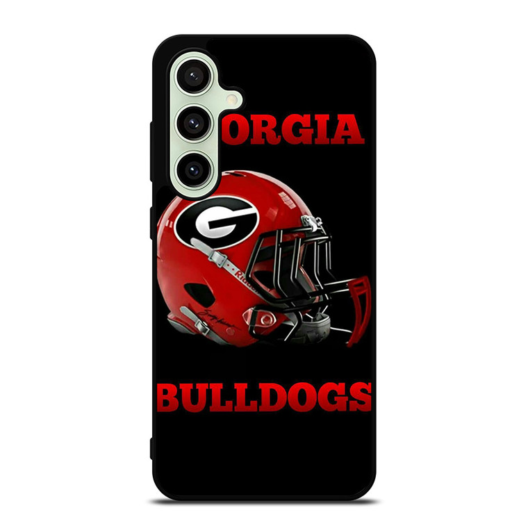 GEORGIA BULLDOGS FOOTBALL HELMET Samsung Galaxy S24 FE Case Cover