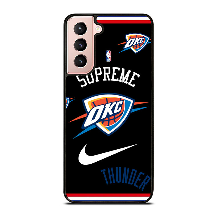 OKLAHOMA CITY THUNDER NBA X SUPREME NIKE Samsung Galaxy S21 Case Cover