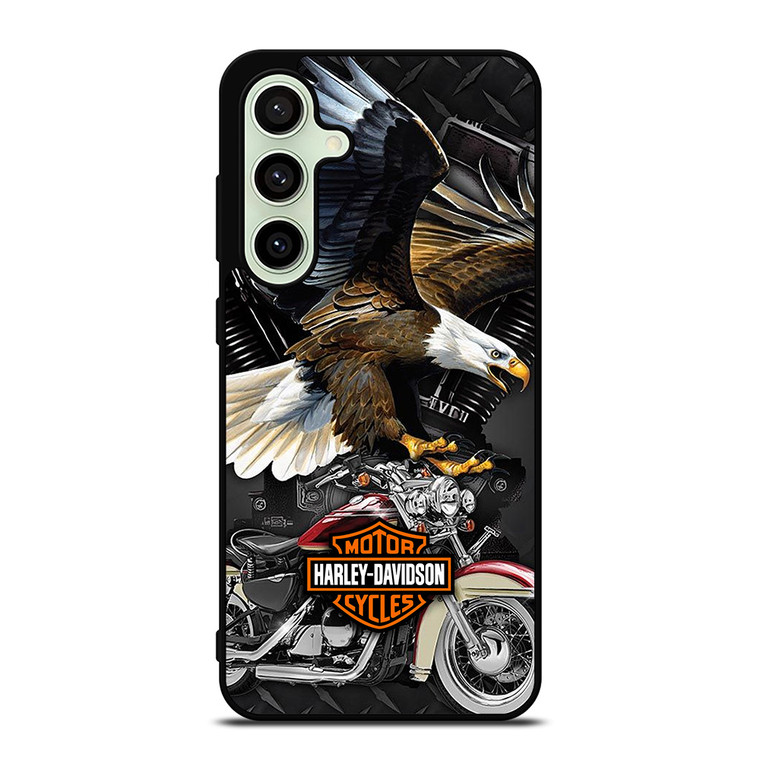HARLEY DAVIDSON EAGLE METAL LOGO Samsung Galaxy S24 FE Case Cover