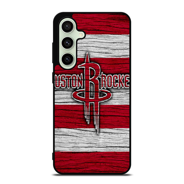 HOUSTON ROCKETS WOODEN LOGO Samsung Galaxy S24 FE Case Cover