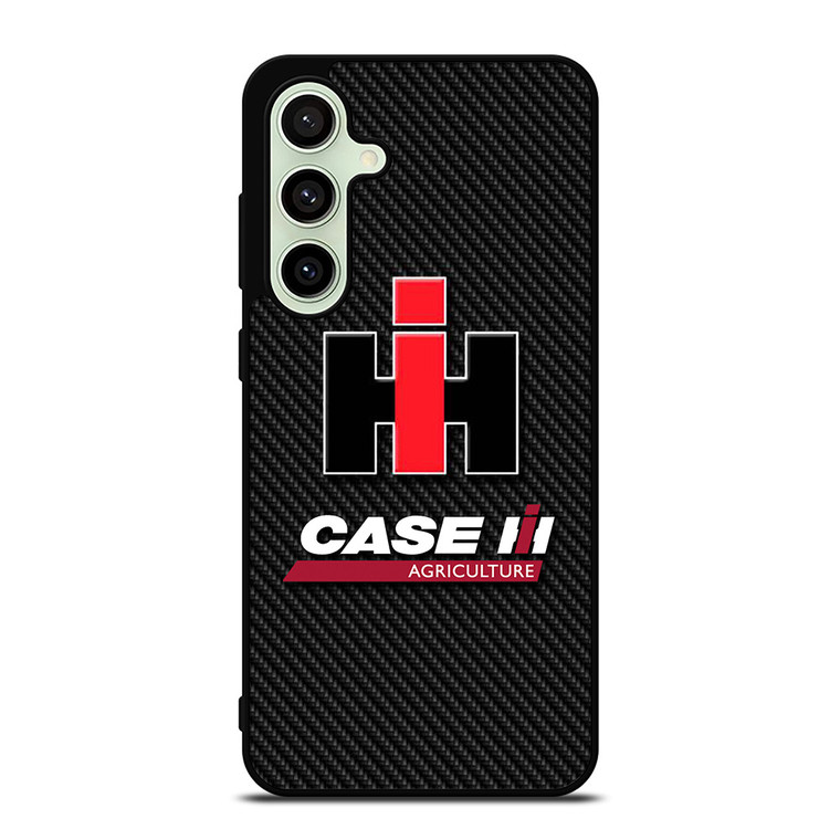 INTERNATIONAL HARVESTER IH FARMALL CARBON LOGO Samsung Galaxy S24 FE Case Cover