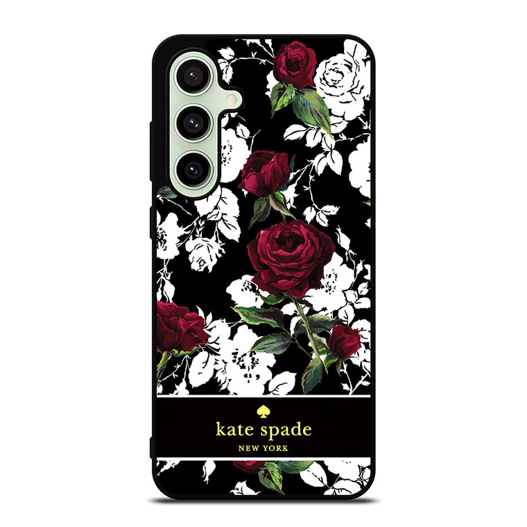KATE SPADE ROSE RED WHITE Samsung Galaxy S24 FE Case Cover