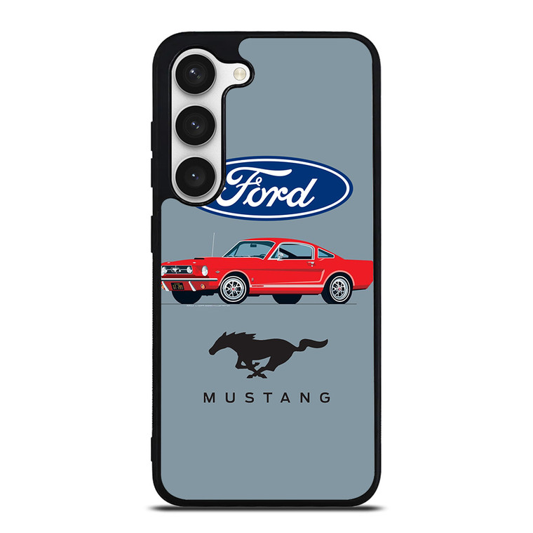 1965 FORD MUSTANG ILLUSTRATION Samsung Galaxy S23 Case Cover