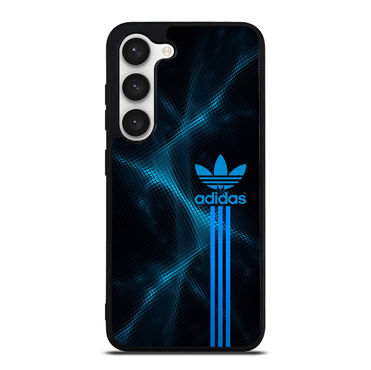 ADIDAS LOGO ABSTRACT BLUE LIGHT Samsung Galaxy S23 Case Cover ADIDAS LOGO ABSTRACT BLUE LIGHT Samsung Galaxy S23 Case Cover