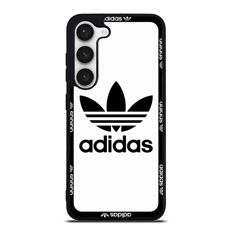 ADIDAS TREFOIL ROUND WHITE Samsung Galaxy S23 Case Cover