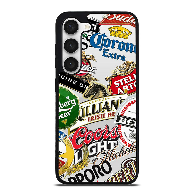 ALL BEER BRAND LOGO Samsung Galaxy S23 Case Cover