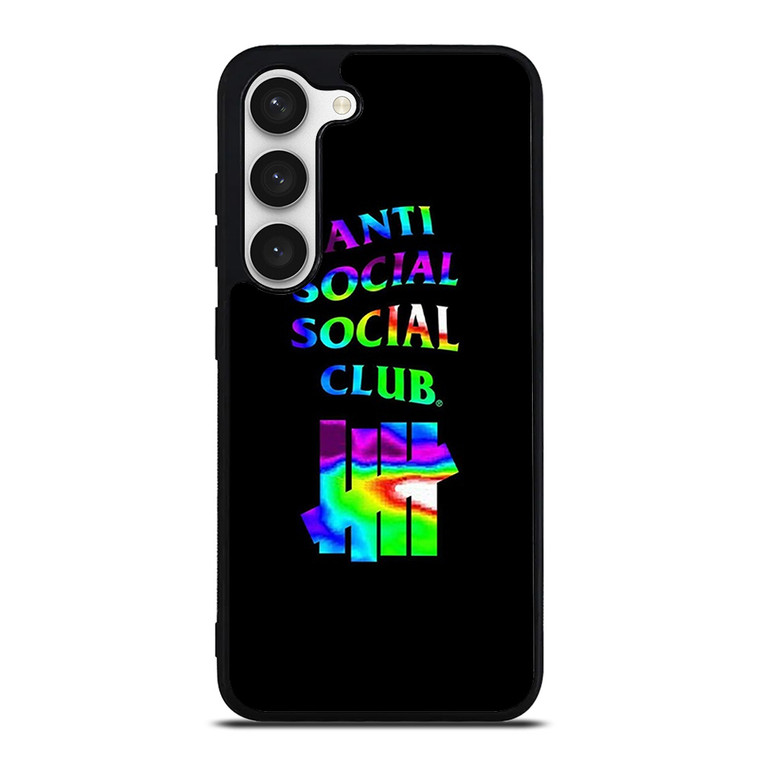 ANTI SOCIAL CLUB UNDEFEATED RAINBOW Samsung Galaxy S23 Case Cover ANTI SOCIAL CLUB UNDEFEATED RAINBOW Samsung Galaxy S23 Case Cover
