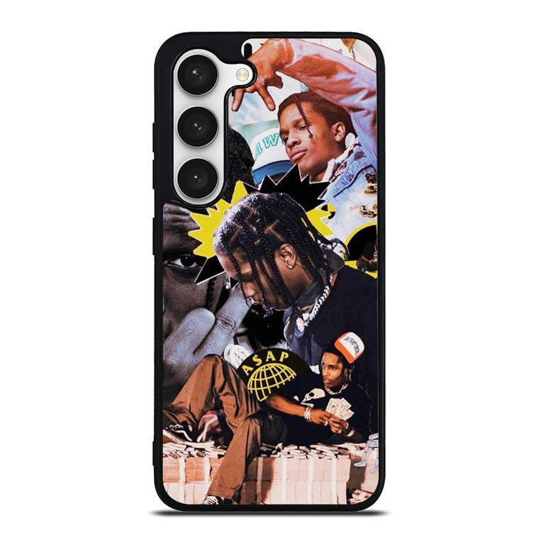 ASAP ROCKY RAPPER COLLAGE Samsung Galaxy S23 Case Cover