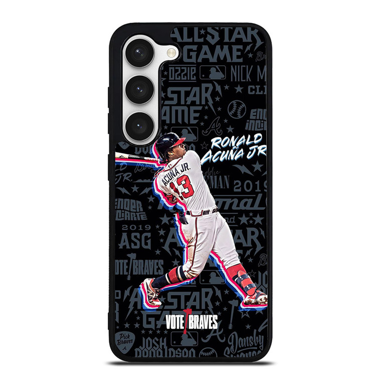ATLANTA BRAVES ACUNA SHOOT WALL Samsung Galaxy S23 Case Cover ATLANTA BRAVES ACUNA SHOOT WALL Samsung Galaxy S23 Case Cover