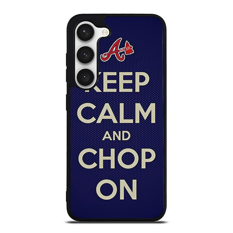 ATLANTA BRAVES CHOP ON BASEBALL Samsung Galaxy S23 Case Cover