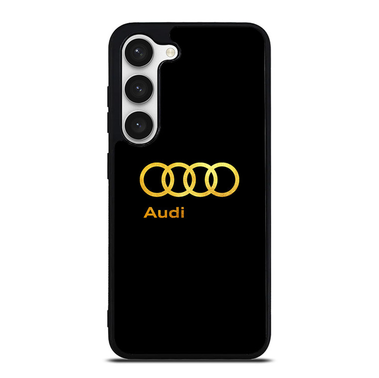 AUDI CAR GOLD LOGO Samsung Galaxy S23 Case Cover
