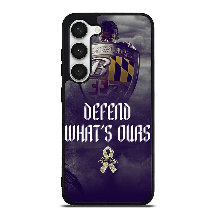 BALTIMORE RAVENS DEFEND WHATS OURS Samsung Galaxy S23 Case Cover BALTIMORE RAVENS DEFEND WHATS OURS Samsung Galaxy S23 Case Cover