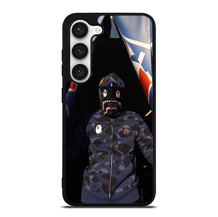 BAPE CAMO SHARK PARIS SAINT GERMAIN Samsung Galaxy S23 Case Cover