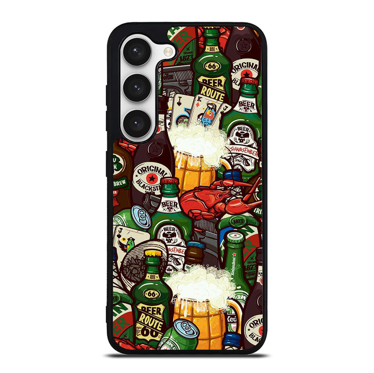 BEER BOTTLE CARTOON Samsung Galaxy S23 Case Cover BEER BOTTLE CARTOON Samsung Galaxy S23 Case Cover
