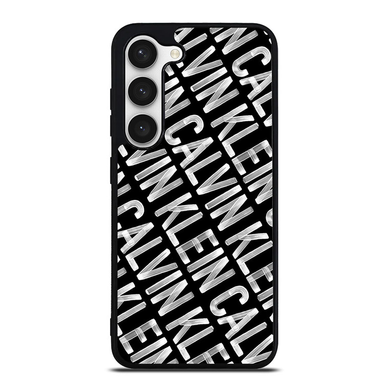 CALVIN KLEIN LOGO PATTERN Samsung Galaxy S23 Case Cover