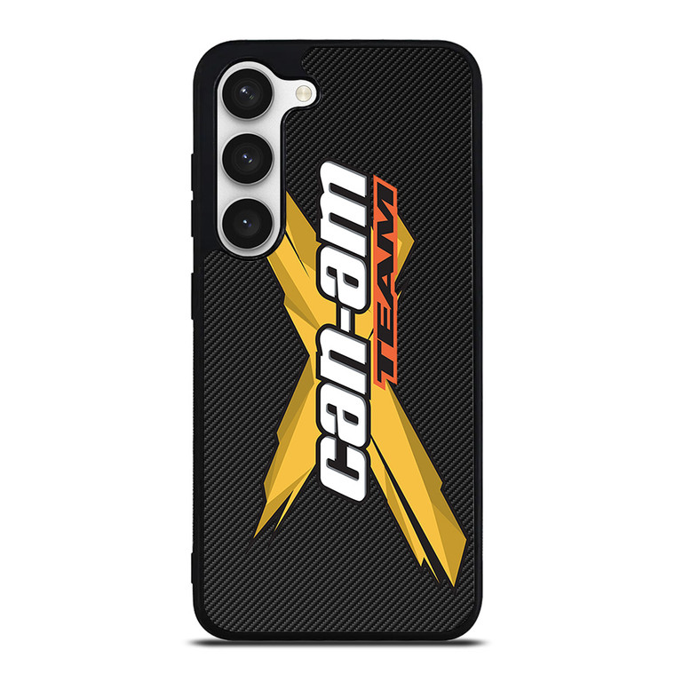 CAN AM X TEAM CARBON Samsung Galaxy S23 Case Cover CAN AM X TEAM CARBON Samsung Galaxy S23 Case Cover