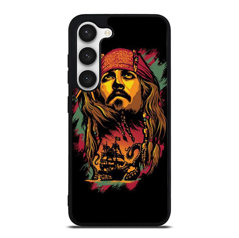 CAPTAIN JACK PIRATES OF THE CARIBBEAN ART Samsung Galaxy S23 Case Cover