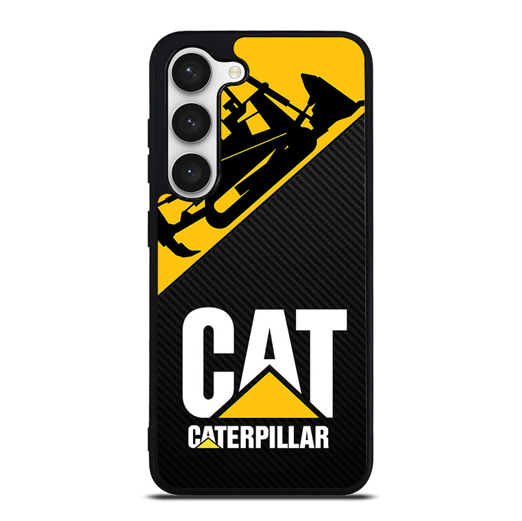 CATERPILLAR CAT BULLDOZER CARBON Samsung Galaxy S23 Case Cover