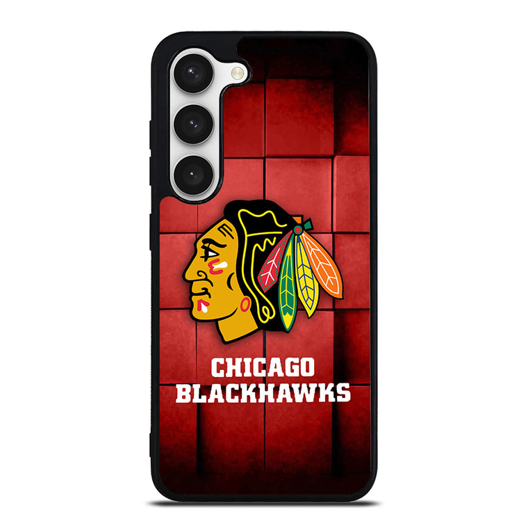 CHICAGO BLACKHAWKS NHL Samsung Galaxy S23 Case Cover CHICAGO BLACKHAWKS NHL Samsung Galaxy S23 Case Cover