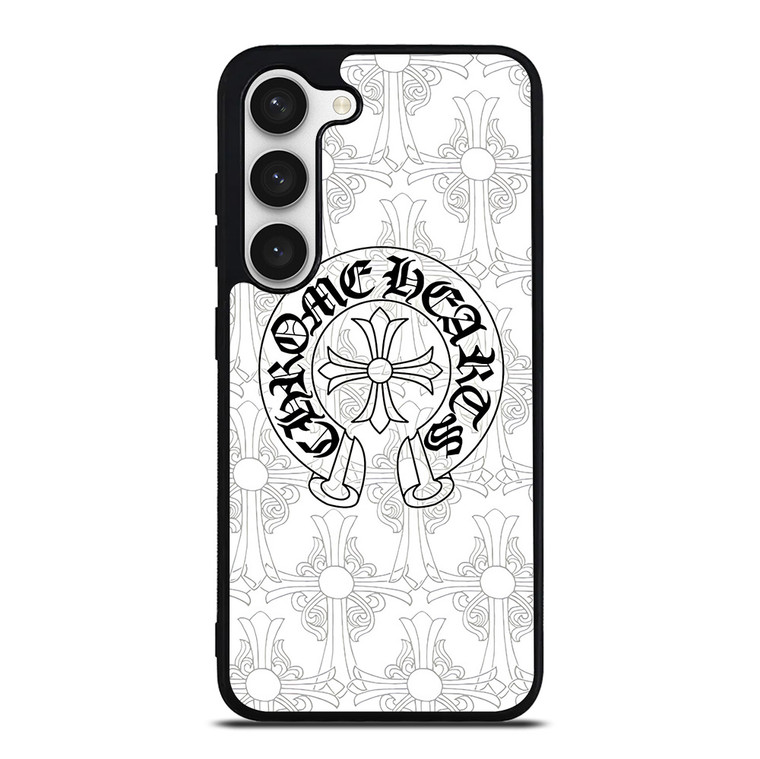 CHROME HEARTS WHITE Samsung Galaxy S23 Case Cover CHROME HEARTS WHITE Samsung Galaxy S23 Case Cover