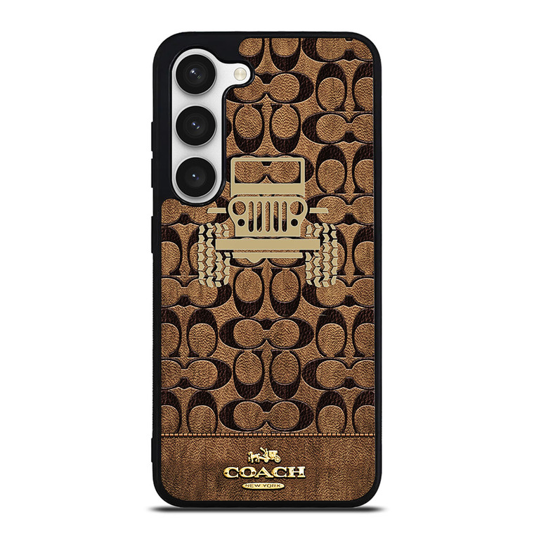 COACH NEW YORK JEEP 2 Samsung Galaxy S23 Case Cover COACH NEW YORK JEEP 2 Samsung Galaxy S23 Case Cover