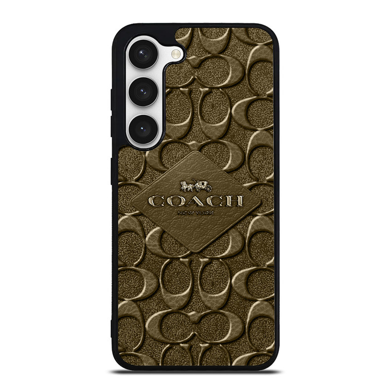 COACH NEW YORK LOGO 2 Samsung Galaxy S23 Case Cover COACH NEW YORK LOGO 2 Samsung Galaxy S23 Case Cover