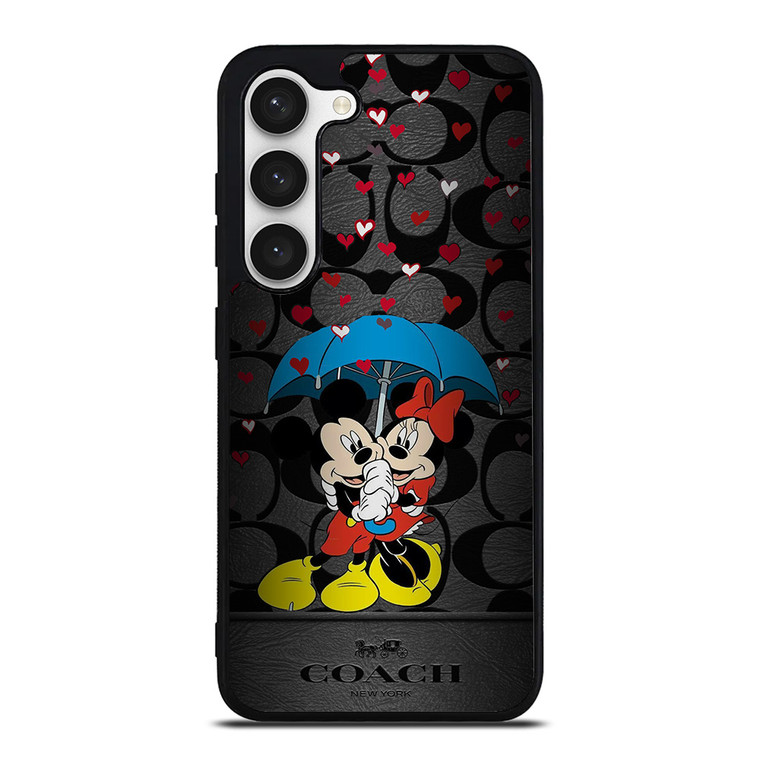 COACH NEW YORK MICKEY MINNIE MOUSE UMBRELLA Samsung Galaxy S23 Case Cover COACH NEW YORK MICKEY MINNIE MOUSE UMBRELLA Samsung Galaxy S23 Case Cover