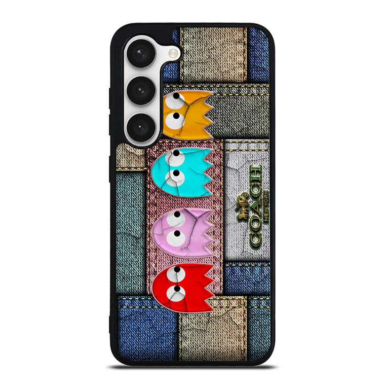 COACH NEW YORK PAC MAN Samsung Galaxy S23 Case Cover COACH NEW YORK PAC MAN Samsung Galaxy S23 Case Cover
