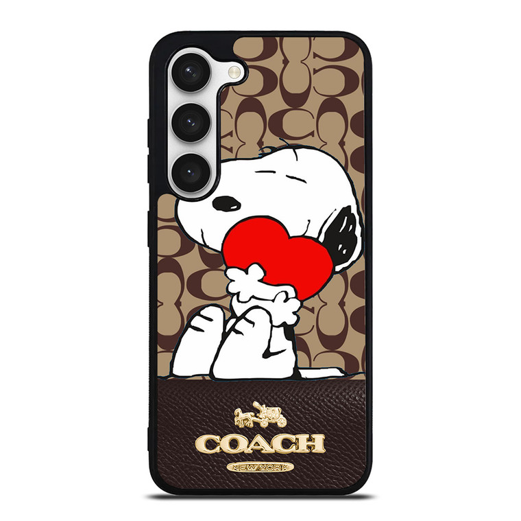 COACH NEW YORK SNOOPY Samsung Galaxy S23 Case Cover