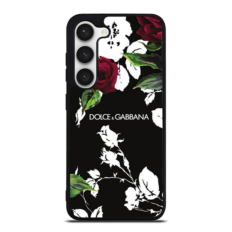 DOLCE AND GABBANA FLOWER Samsung Galaxy S23 Case Cover