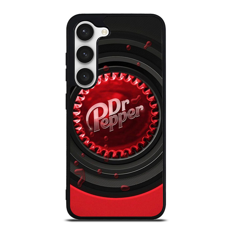 DR PEPPER SODA RED BLACK Samsung Galaxy S23 Case Cover