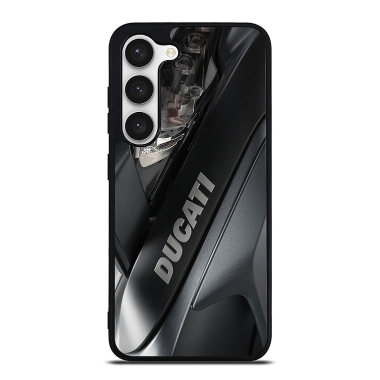 DUCATI BLACK LOGO EMBLEM Samsung Galaxy S23 Case Cover