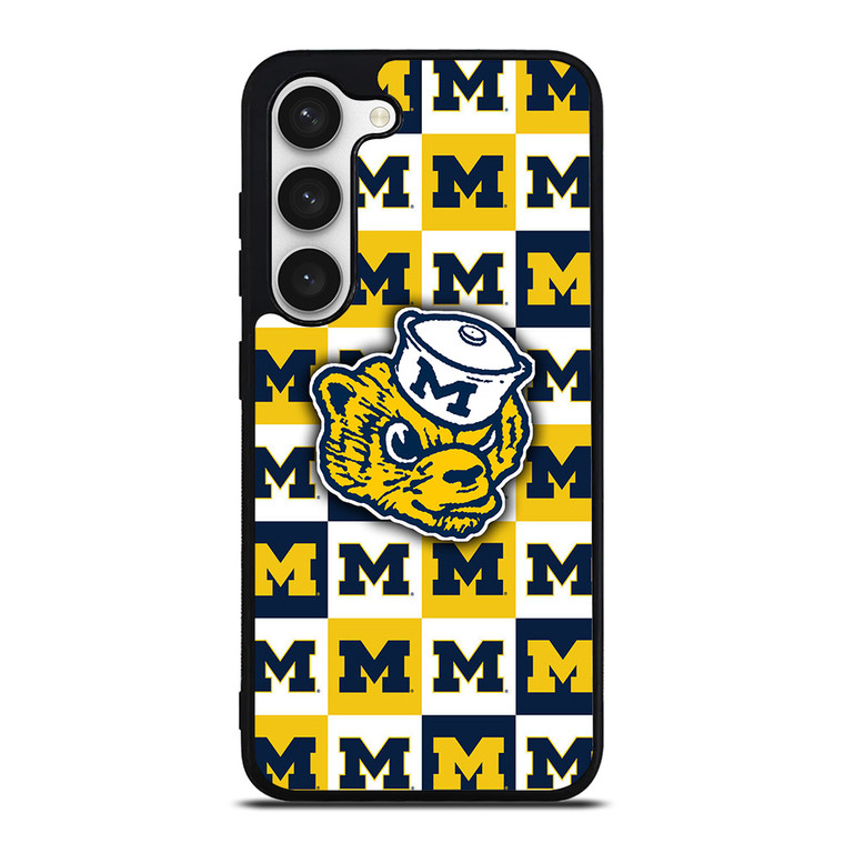 FOOTBALL MASCOT MICHIGAN WOLVERINES Samsung Galaxy S23 Case Cover