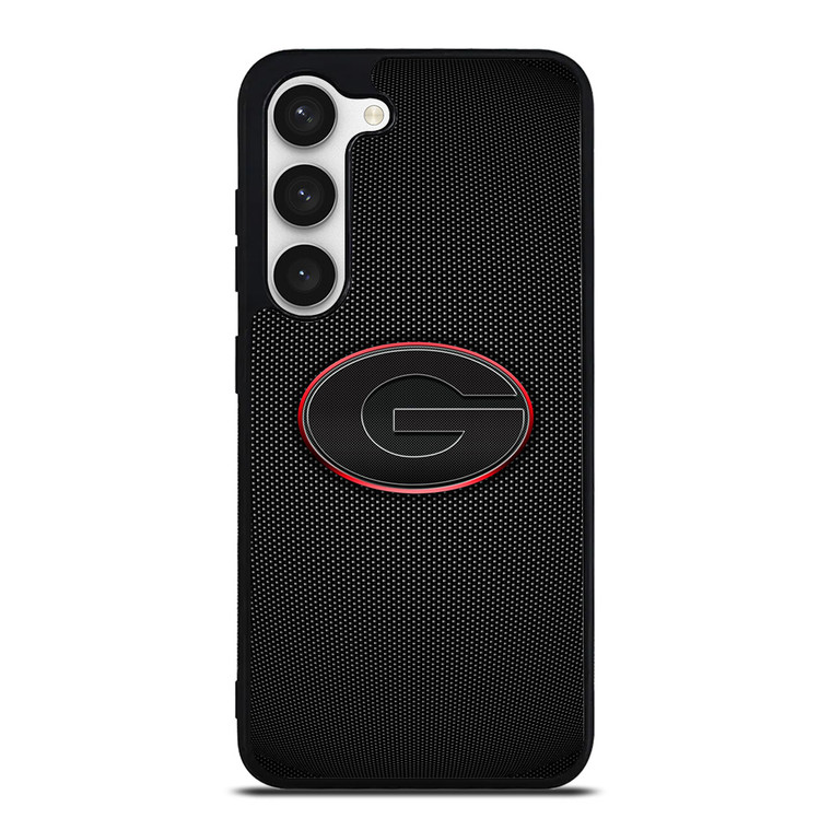 GEORGIA BULLDOGS CARBON LOGO Samsung Galaxy S23 Case Cover