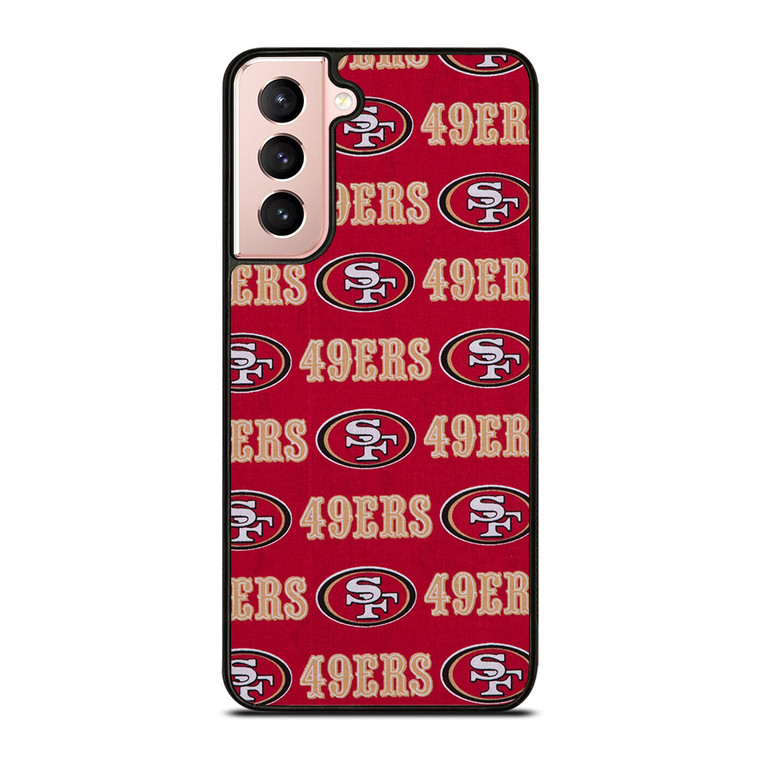 SAN FRANCISCO 49ERS PATTERN Samsung Galaxy S21 Case Cover