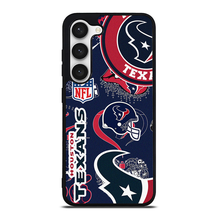 HOUSTON TEXANS NFL STICKER BOMB Samsung Galaxy S23 Case Cover