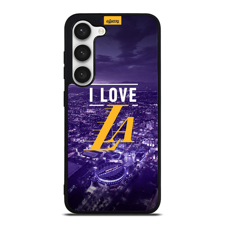 I LOVE LA LAKERS NBA LOGO Samsung Galaxy S23 Case Cover