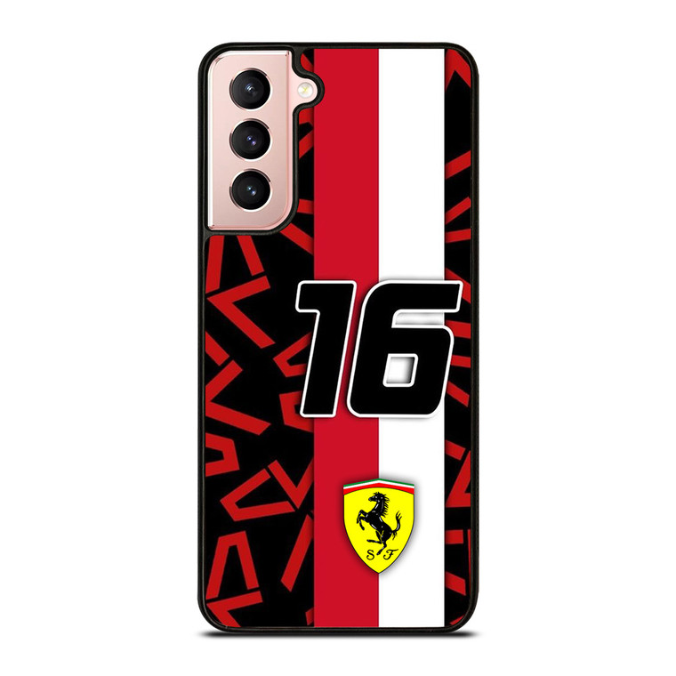 SCUDERIA FERRARI CHARLES LECLERC F1 FORMULA ONE Samsung Galaxy S21 Case Cover