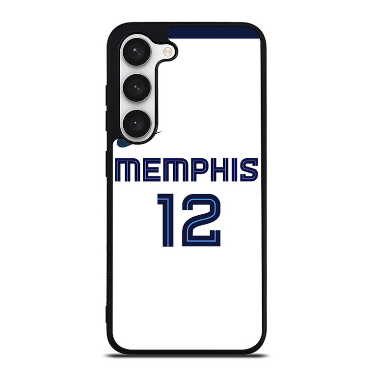 JA MORANT MEMPHIS GRIZZLIES WHITE Samsung Galaxy S23 Case Cover