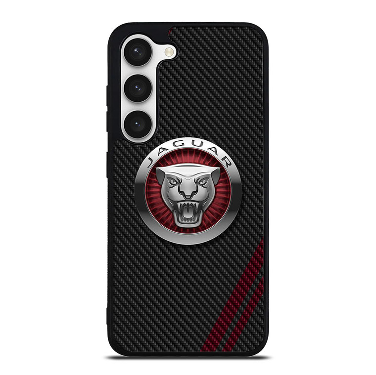JAGUAR CARBON STRIPE LOGO Samsung Galaxy S23 Case Cover