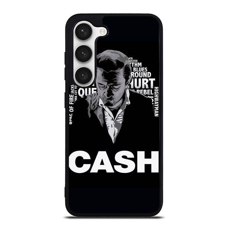 JOHNNY CASH MIDDLE CLIPART Samsung Galaxy S23 Case Cover
