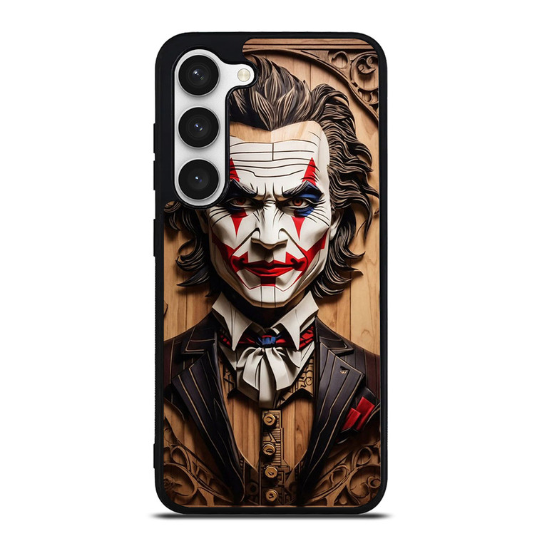 JOKER FACE WOOD Samsung Galaxy S23 Case Cover JOKER FACE WOOD Samsung Galaxy S23 Case Cover