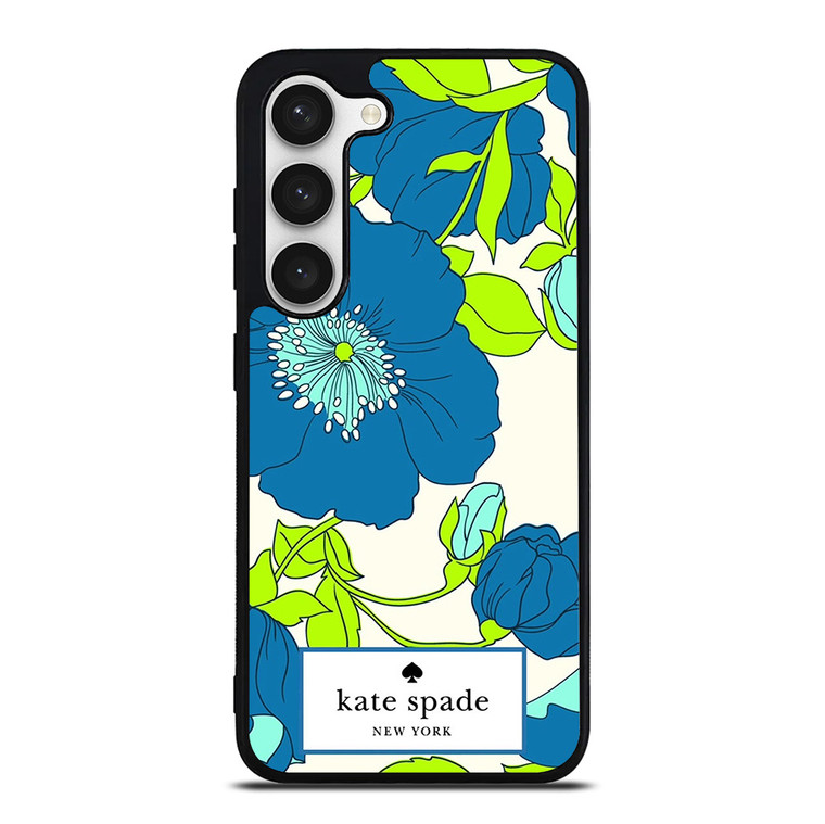 KATE SPADE BLUE FLORAL Samsung Galaxy S23 Case Cover