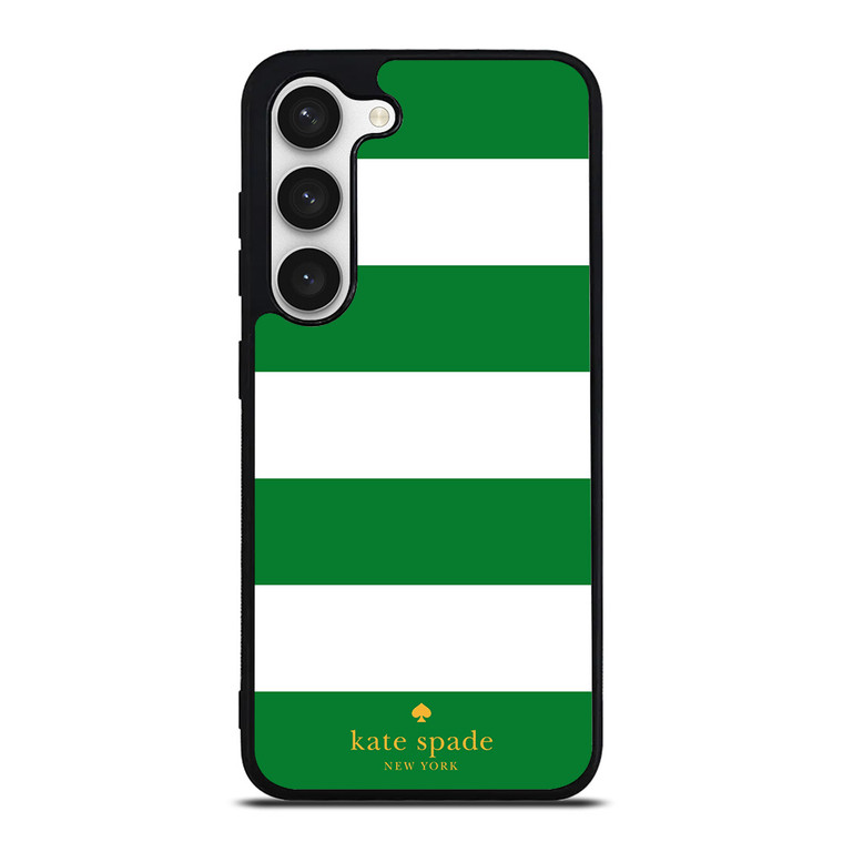 KATE SPADE GREEN STRIPE Samsung Galaxy S23 Case Cover