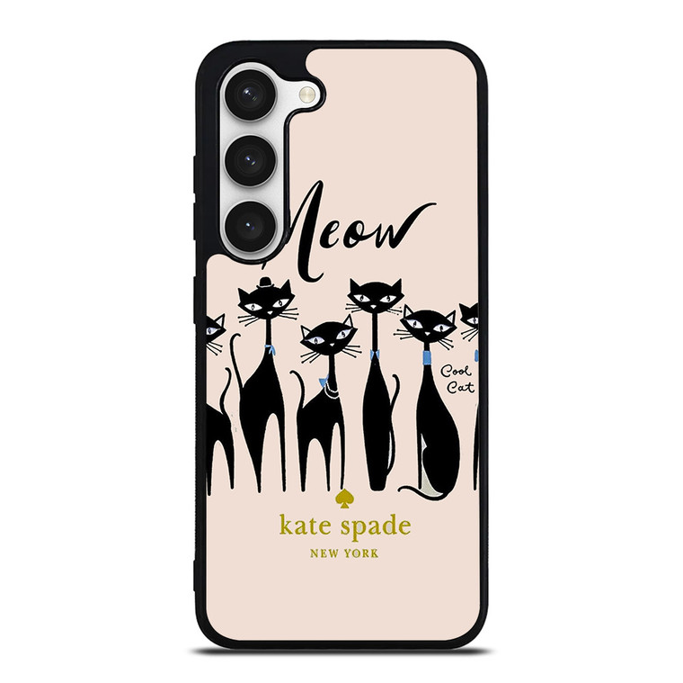 KATE SPADE MEOW CAT Samsung Galaxy S23 Case Cover