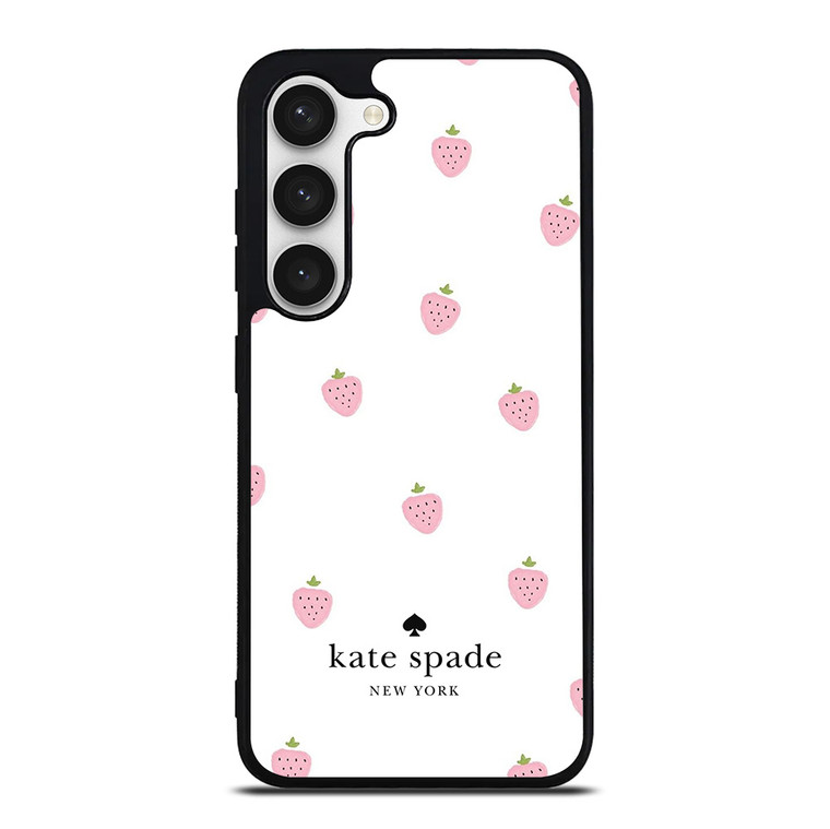 KATE SPADE NEW YORK PINK STRAWBERRY Samsung Galaxy S23 Case Cover
