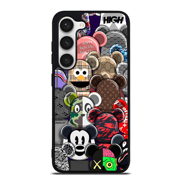 KAWS ALL CHARACTER ICON Samsung Galaxy S23 Case Cover